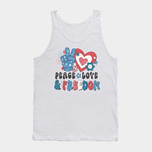 Peace love and Freedom Tank Top